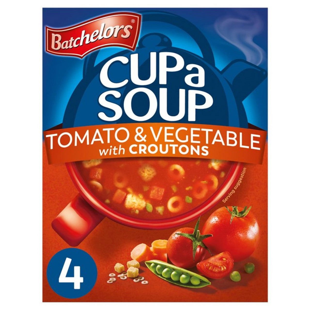 Batchelors Cup a Soup with Croutons Tomato & Vegetable 104g (Case of 9) - Three Lions Pantry