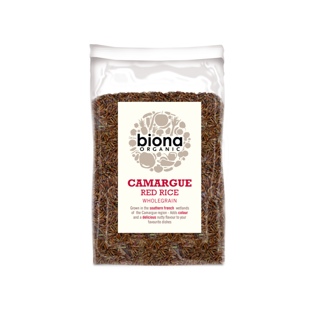 Biona Organic - Camargue Red Rice - 500g (Case of 6) - Three Lions Pantry