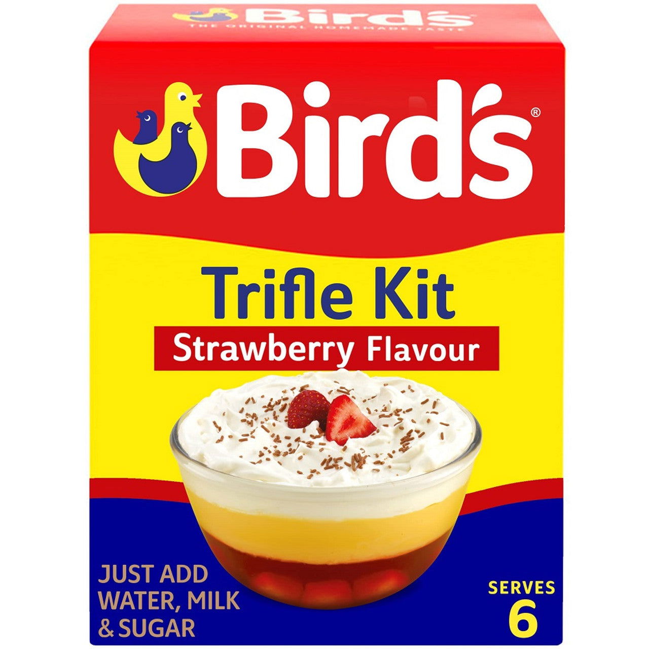 Bird'S Trifle Mix Strawberry 144g (Case of 10) - Three Lions Pantry