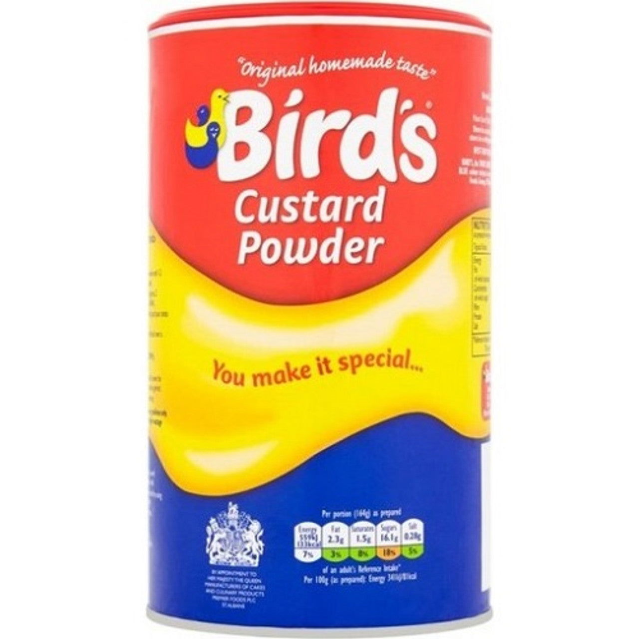 Bird's Custard Powder drum 600g  (Case of 12) - Three Lions Pantry