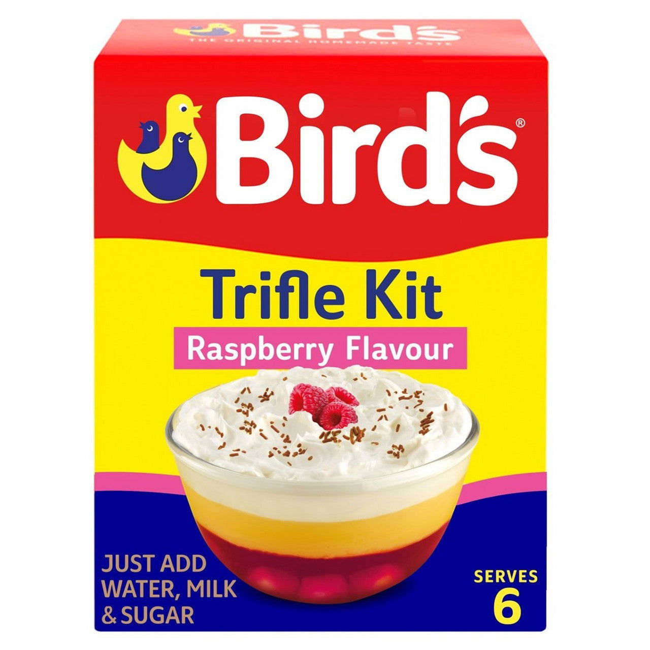 Birds Raspberry Trifle Mix 141g (Case of 10) - Three Lions Pantry