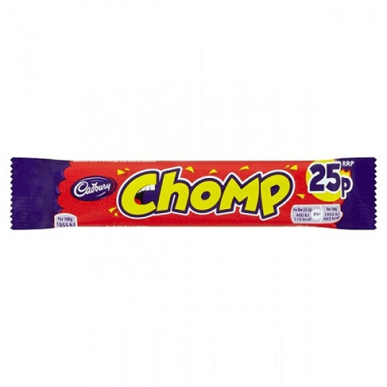 Cadbury Chomp Chocolate Bar 21g (Case of 60) - Three Lions Pantry
