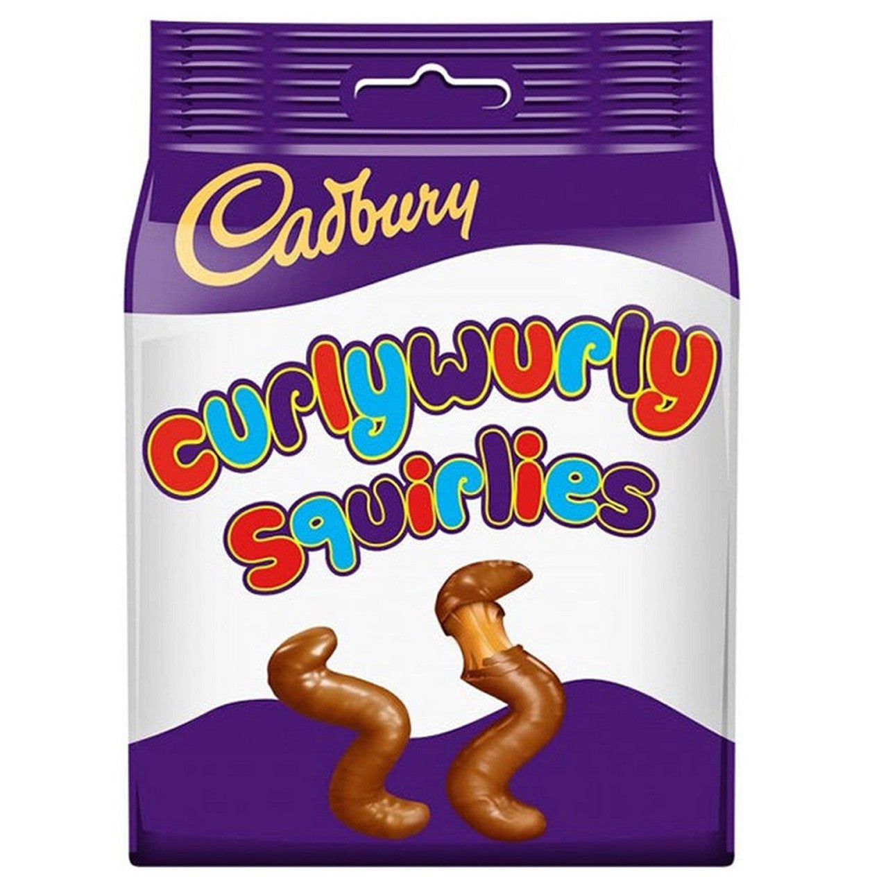 Cadbury Curly Wurly Squirlies Chocolate Bag 110g (Case of 10) - Three Lions Pantry