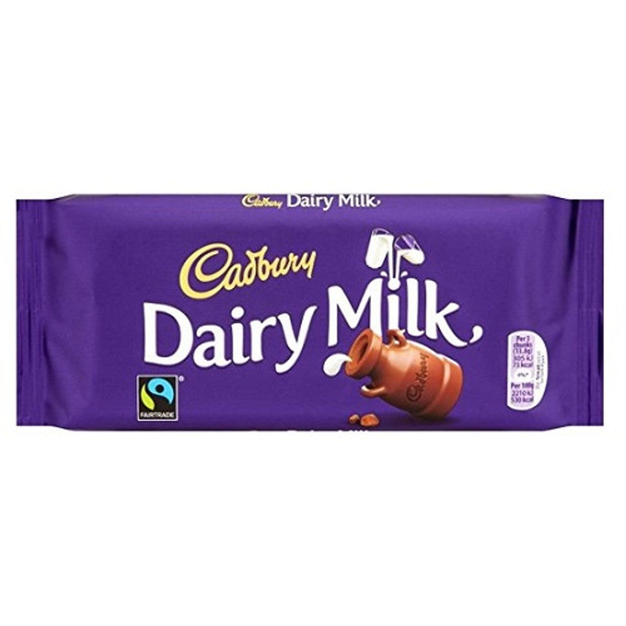 Cadbury Dairy Milk 110g (Case of 21) - Three Lions Pantry