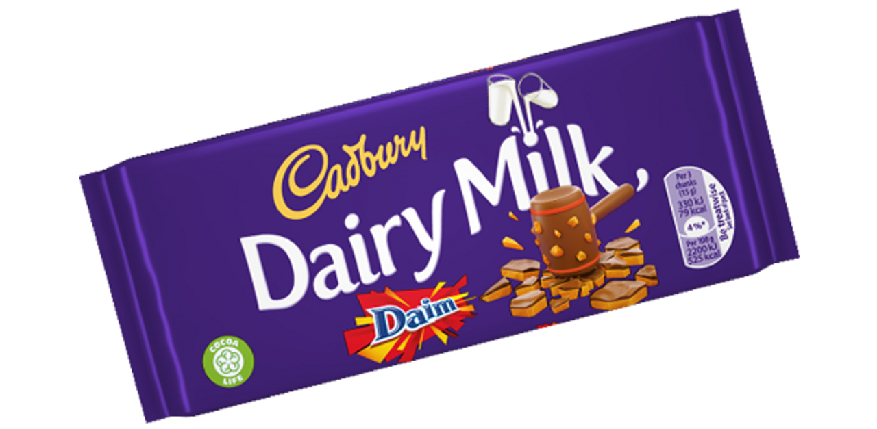 Cadbury Dairy Milk Daim 120g (Case of 18) - Three Lions Pantry