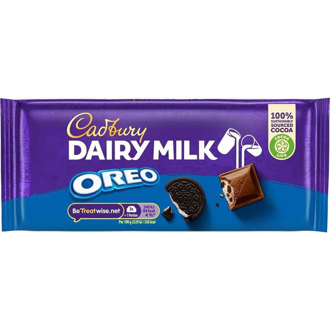 Cadbury Dairy Milk Oreo 120g (Case of 17) - Three Lions Pantry