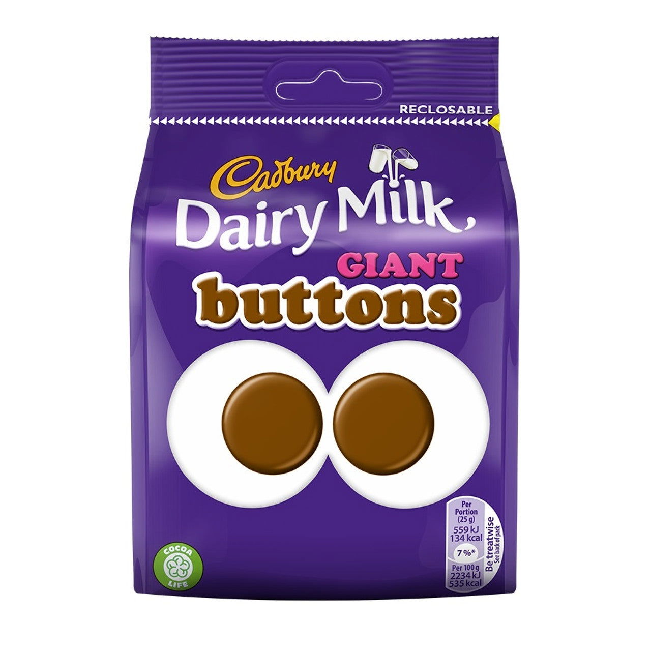 Cadbury Giant Buttons 95G  (Case of 10) - Three Lions Pantry