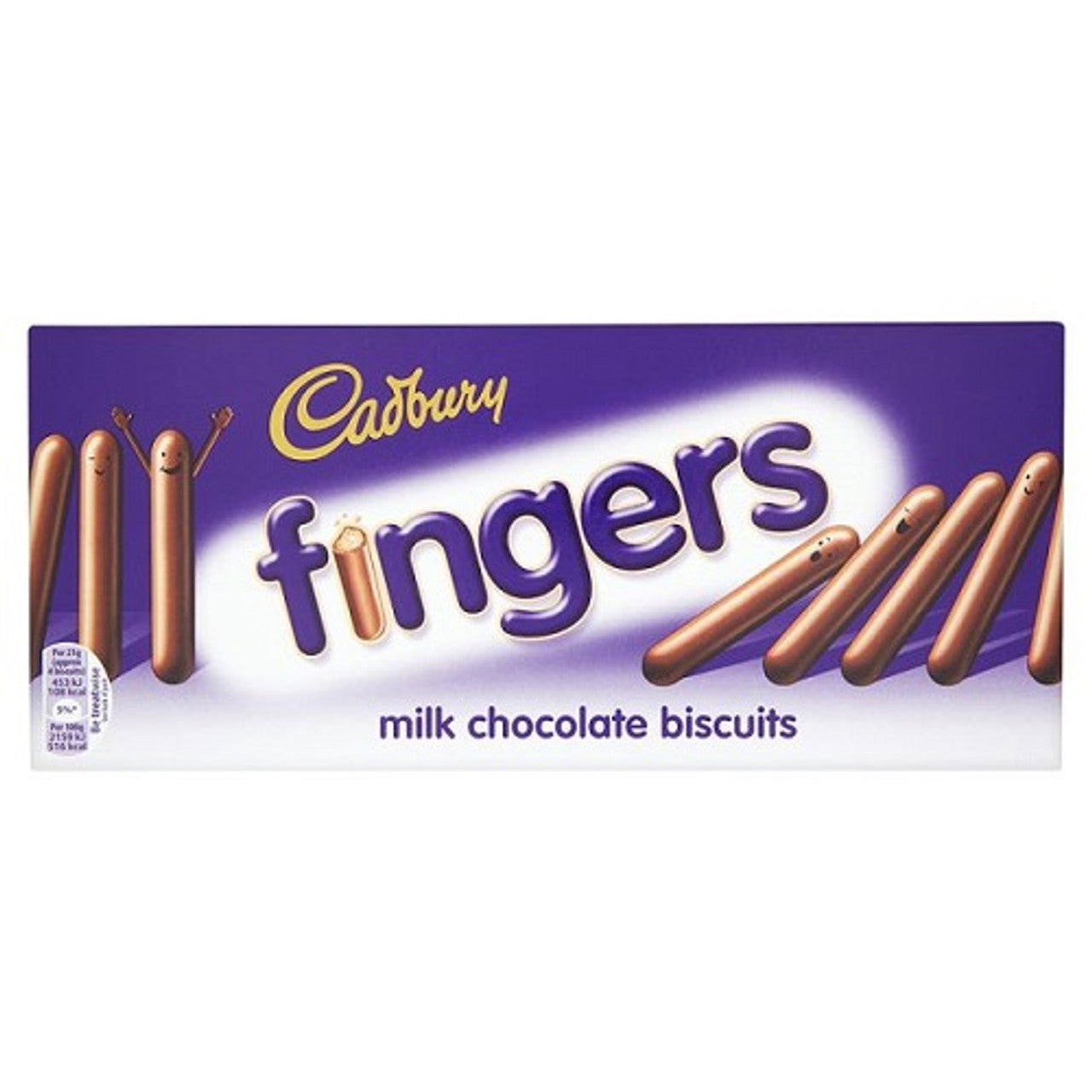Cadbury Milk Choc Fingers 114g (Case of 20) - Three Lions Pantry