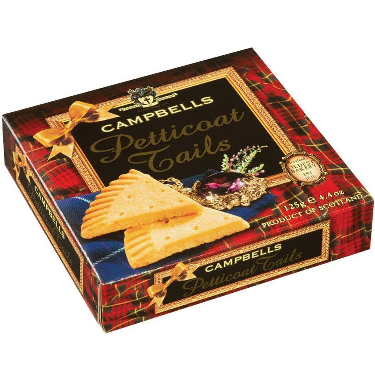 Campbells Shortbread Petticoat Tail 125g  (Case of 24) - Three Lions Pantry