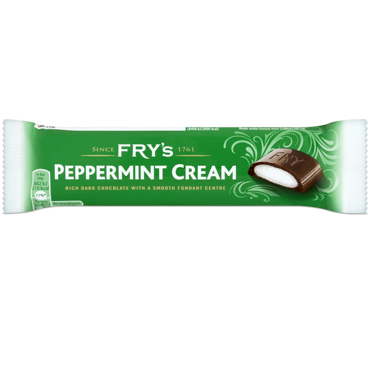 Fry's Peppermint Cream Bar 49g (Case of 48) - Three Lions Pantry