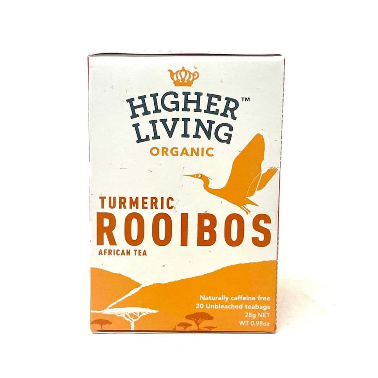 Higher Living Organic Rooibos Turmeric Tea 28g (20 Teabags) (Case of 4) - Three Lions Pantry