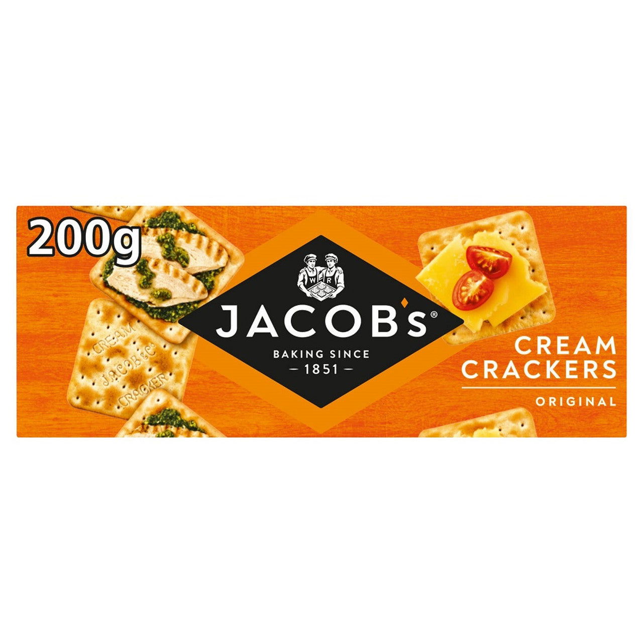 Jacobs Cream Crackers 200g (Case of 24) - Three Lions Pantry