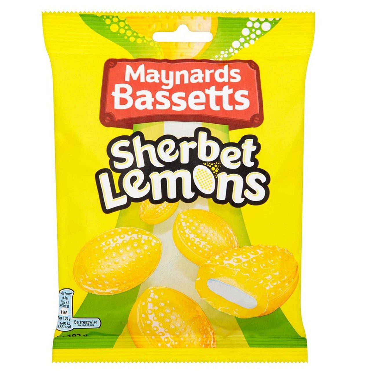 Maynards Bassetts Sherbet Lemon 192g (Case of 12) - Three Lions Pantry