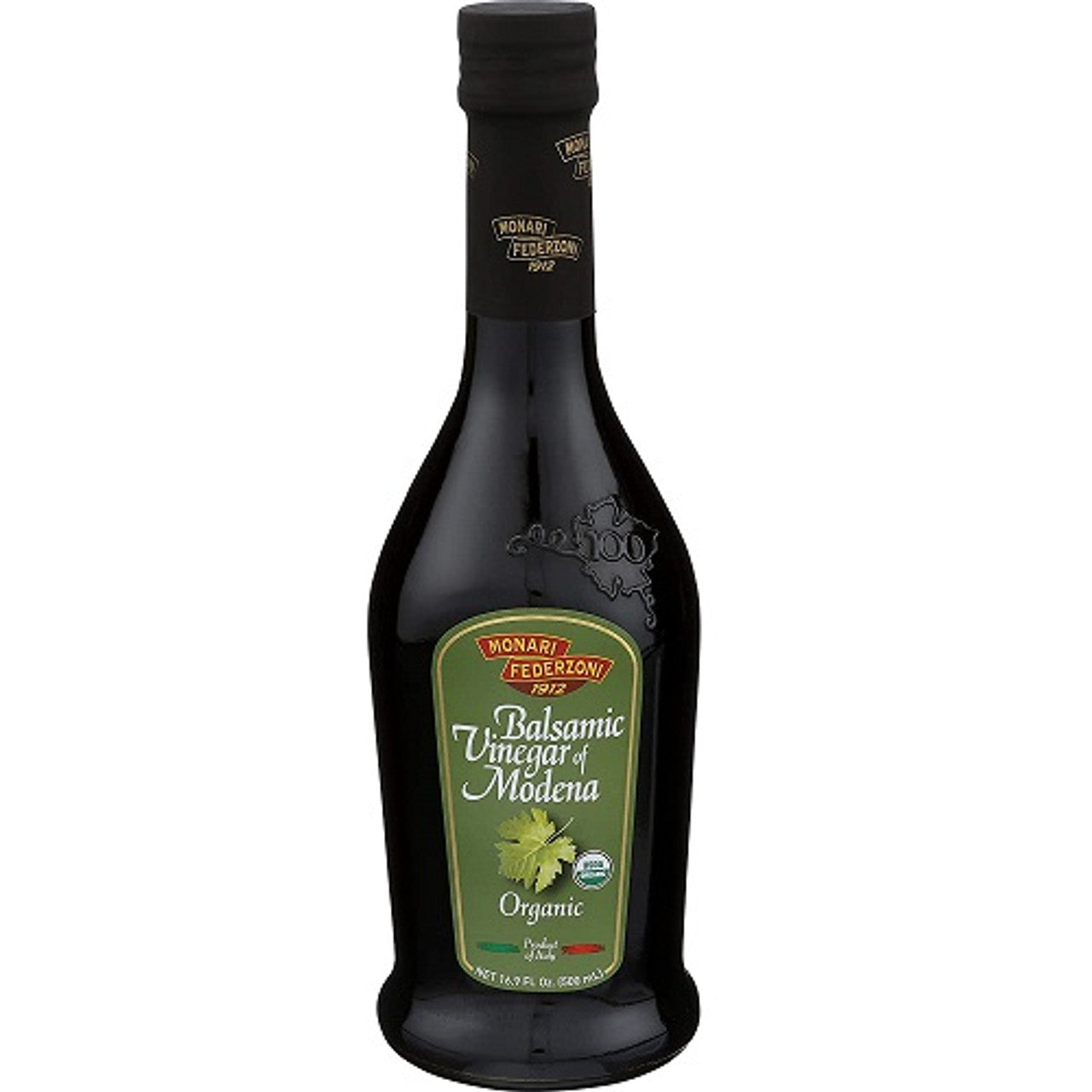 Monari Balsamic Vinegar of Modena Green 16.9 oz (Case of 6) - Three Lions Pantry