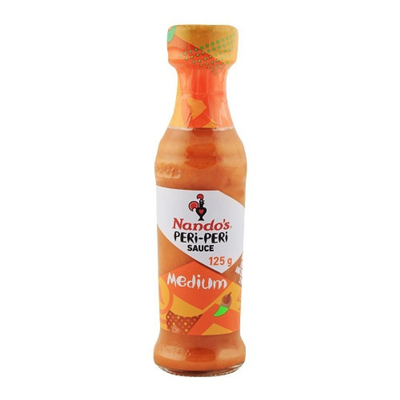 Nando's Medium Peri Peri Sauce 125g  (Case of 6) - Three Lions Pantry