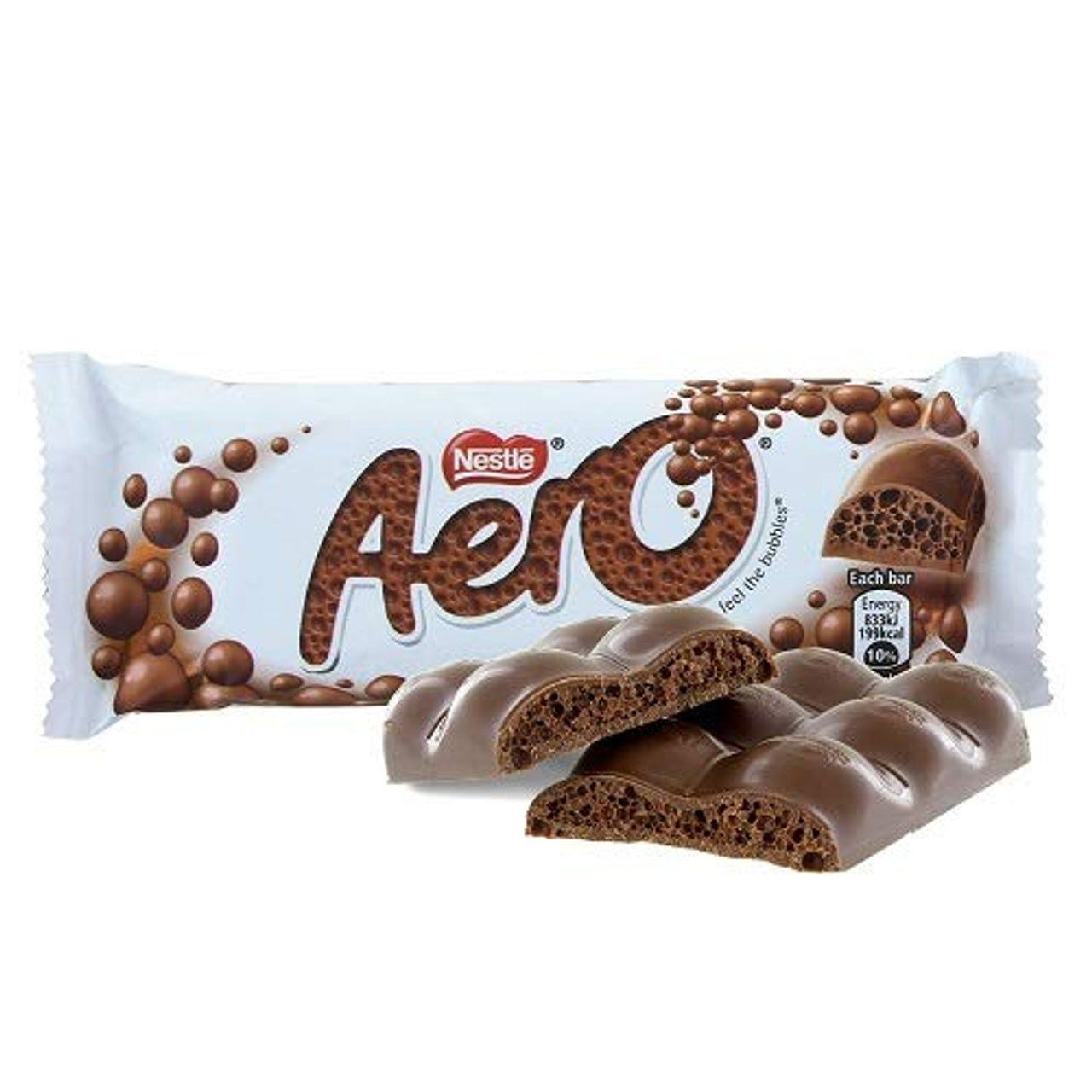 Nestle Aero Milk Chocolate std bar 36g (Case of 24) - Three Lions Pantry