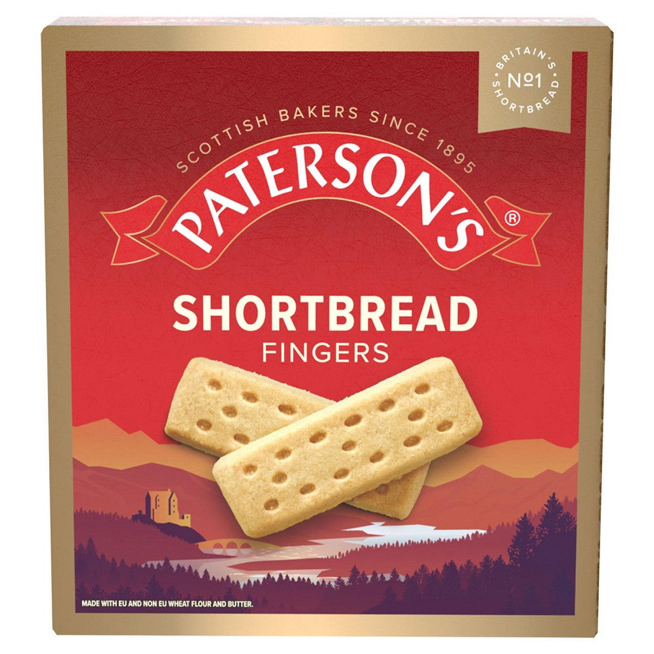 Paterson's Shortbread Fingers 300g (Case of 14) - Three Lions Pantry