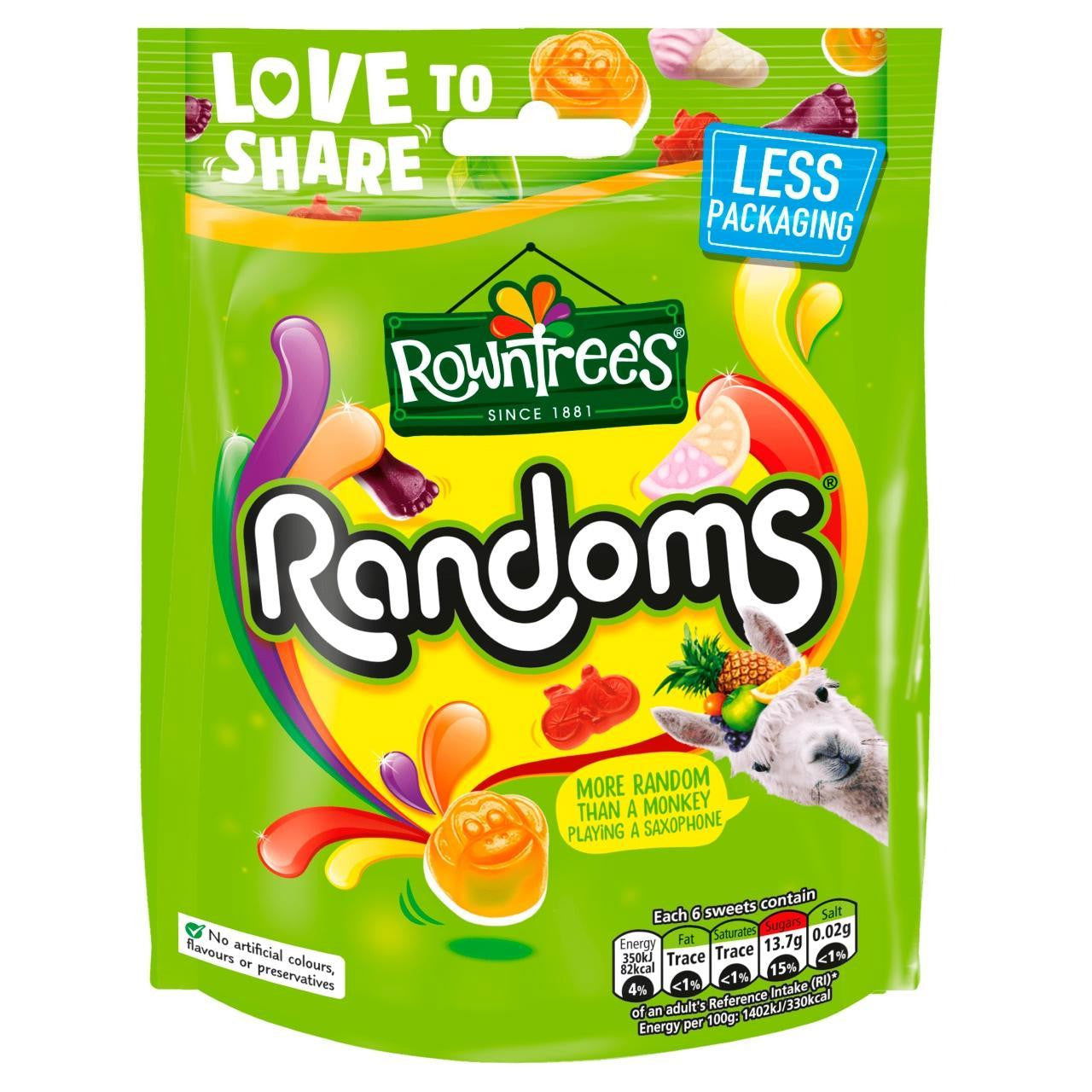 Rowntree's Randoms Pouch 150G (Case of 9) - Three Lions Pantry