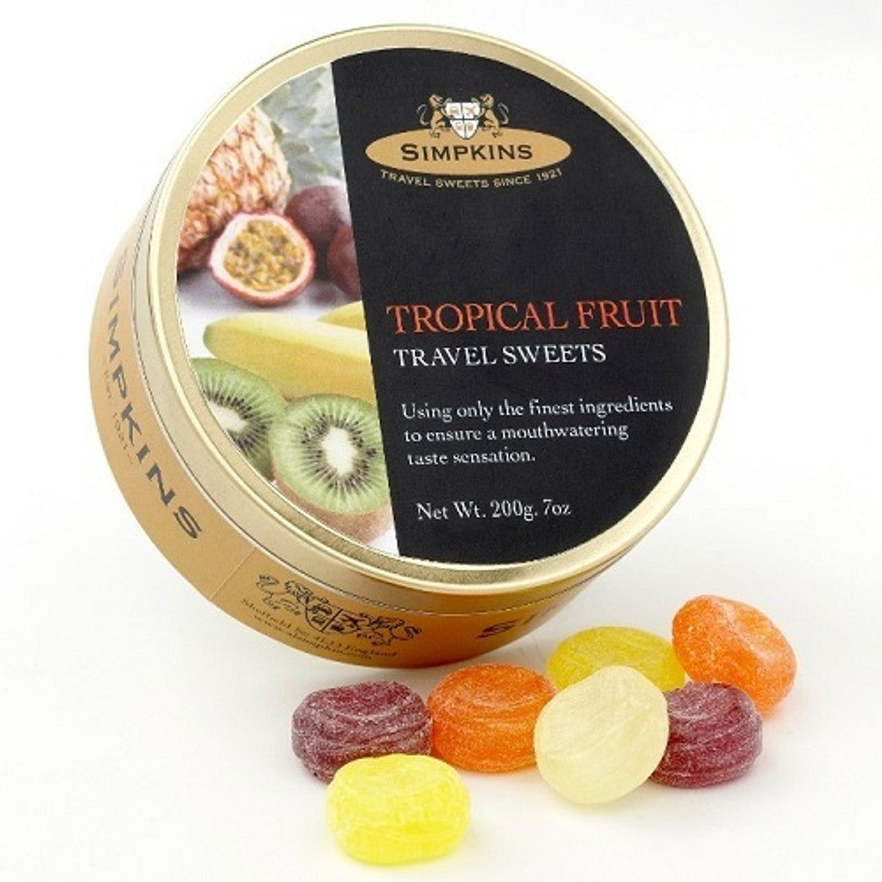 Simpkins Tropical Fruit Tin 200g  (Case of 12) - Three Lions Pantry