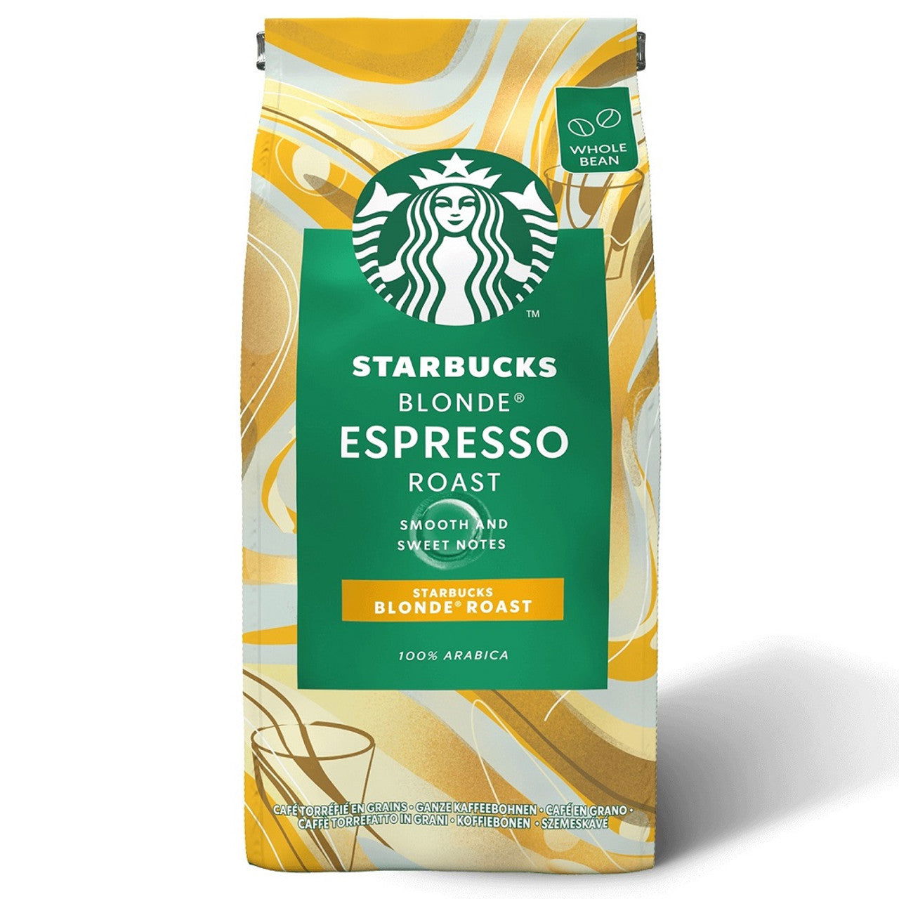 Starbucks Blonde Espresso Roast Whole Bean Coffee 200g (Case of 6) - Three Lions Pantry