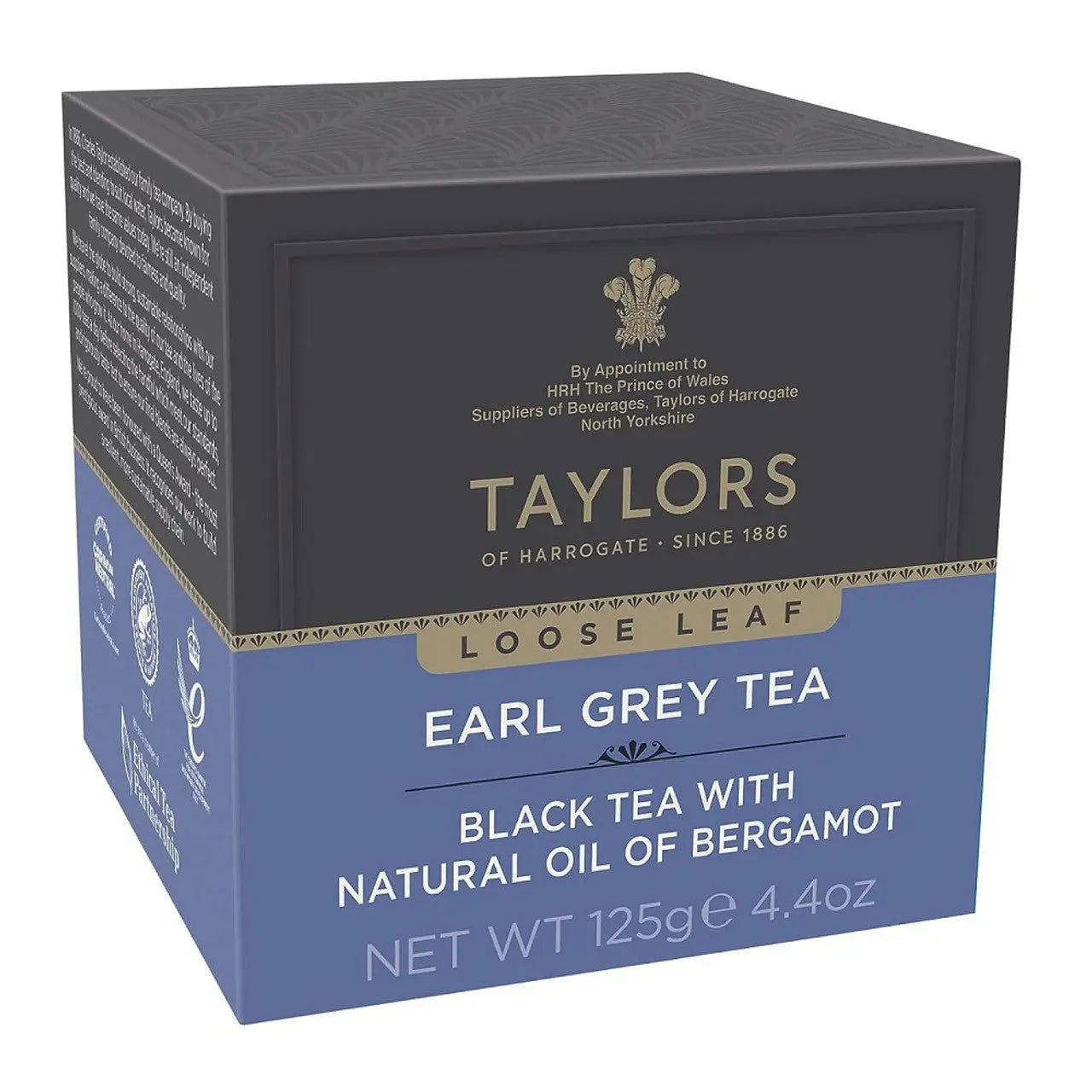 Taylors of Harrogate Earl Grey Loose Leaf Tea 4.41 oz (Case of 6) - Three Lions Pantry