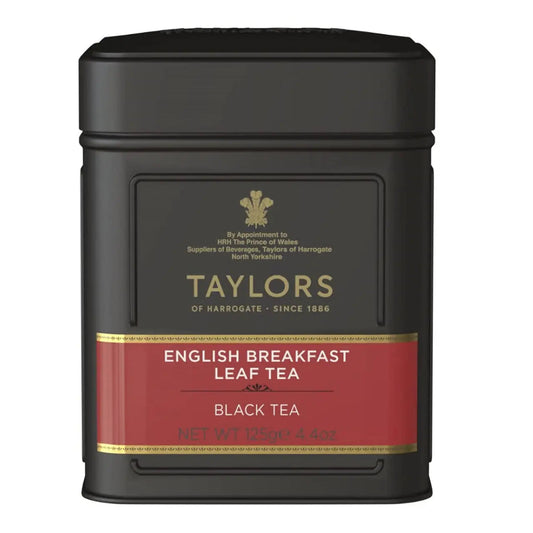 Taylors of Harrogate English Breakfast Loose Leaf 4.4oz Tin (Case of 6) - Three Lions Pantry