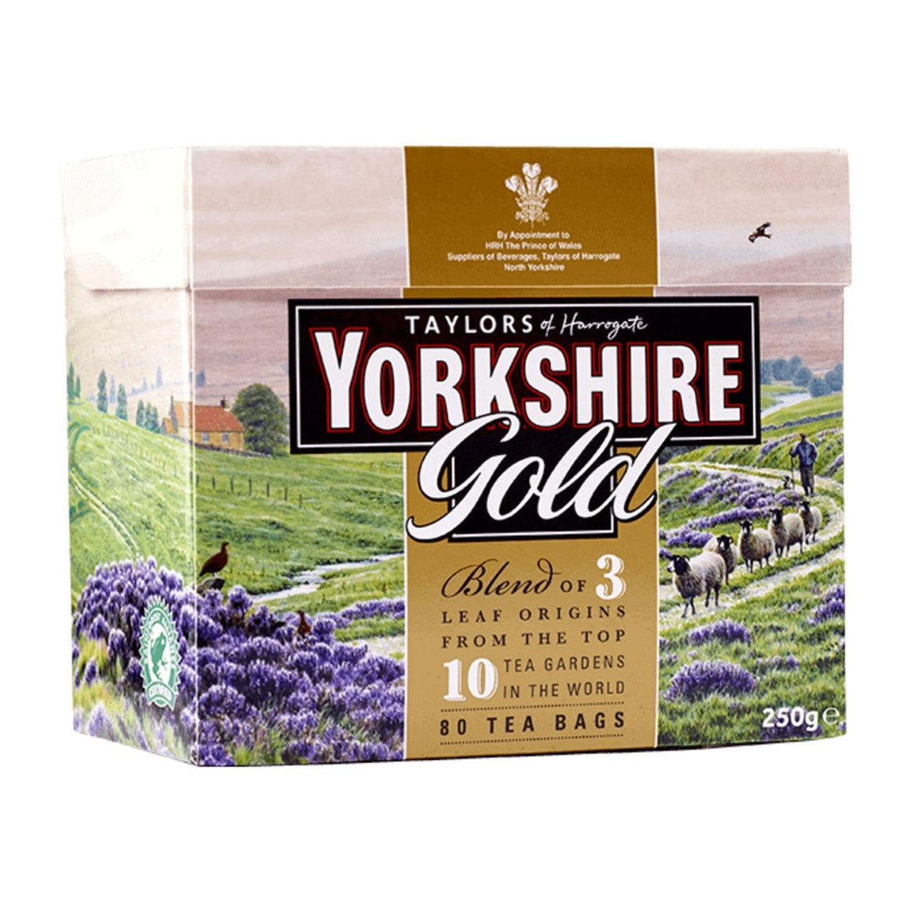 Taylors of Harrogate Yorkshire Gold, 80 Teabags  (Case of 10) - Three Lions Pantry