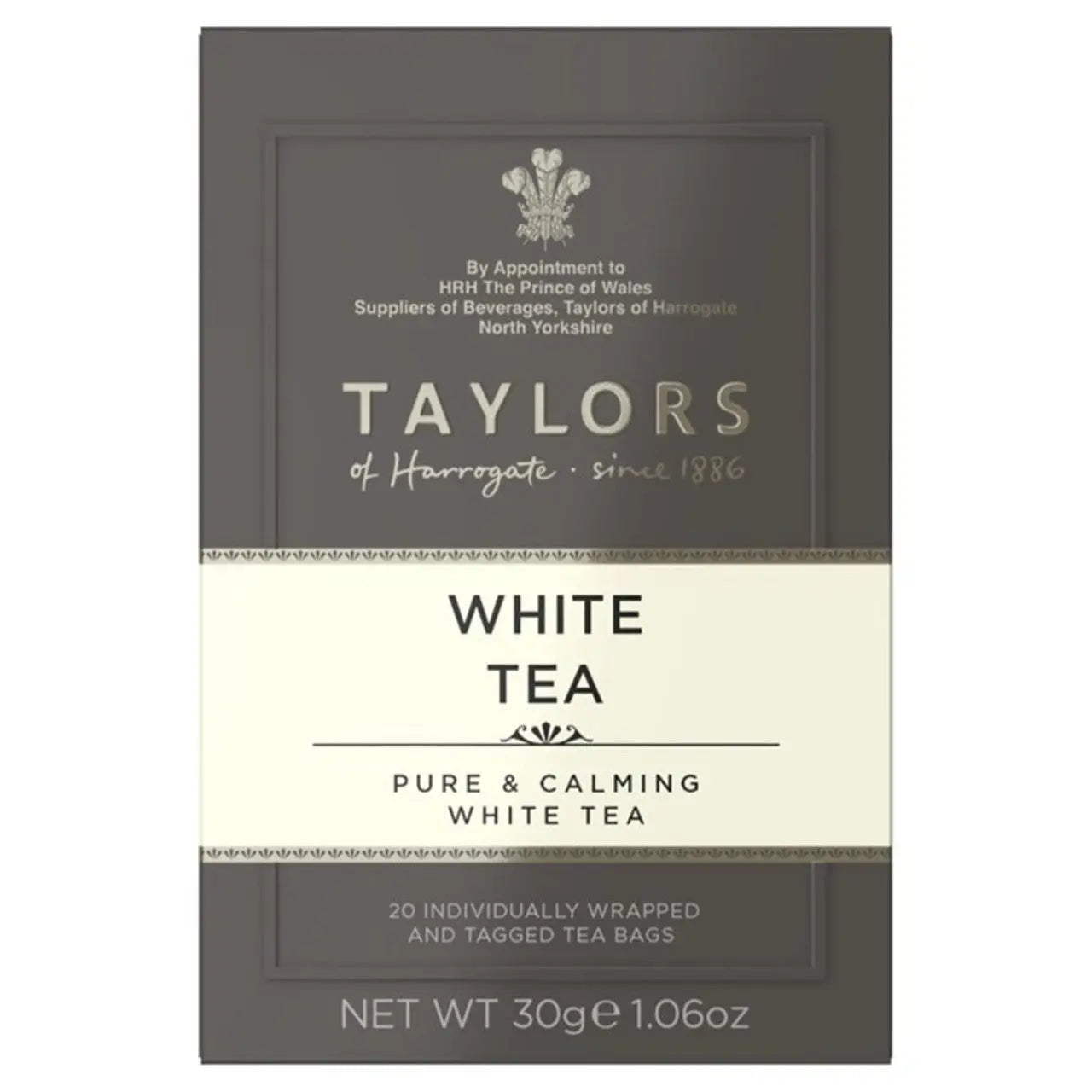 Taylors of Harrogate Yorkshire white Tea - 20 Teabags (Case of 6) - Three Lions Pantry