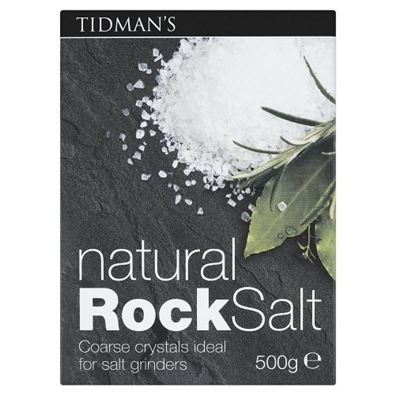 Tidman's Natural Rock Salt 500g (Case of 12) - Three Lions Pantry