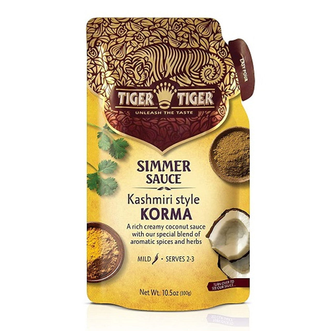 Tiger Tiger Korma Simmer Sauce Pouch 300g (Case of 24) - Three Lions Pantry