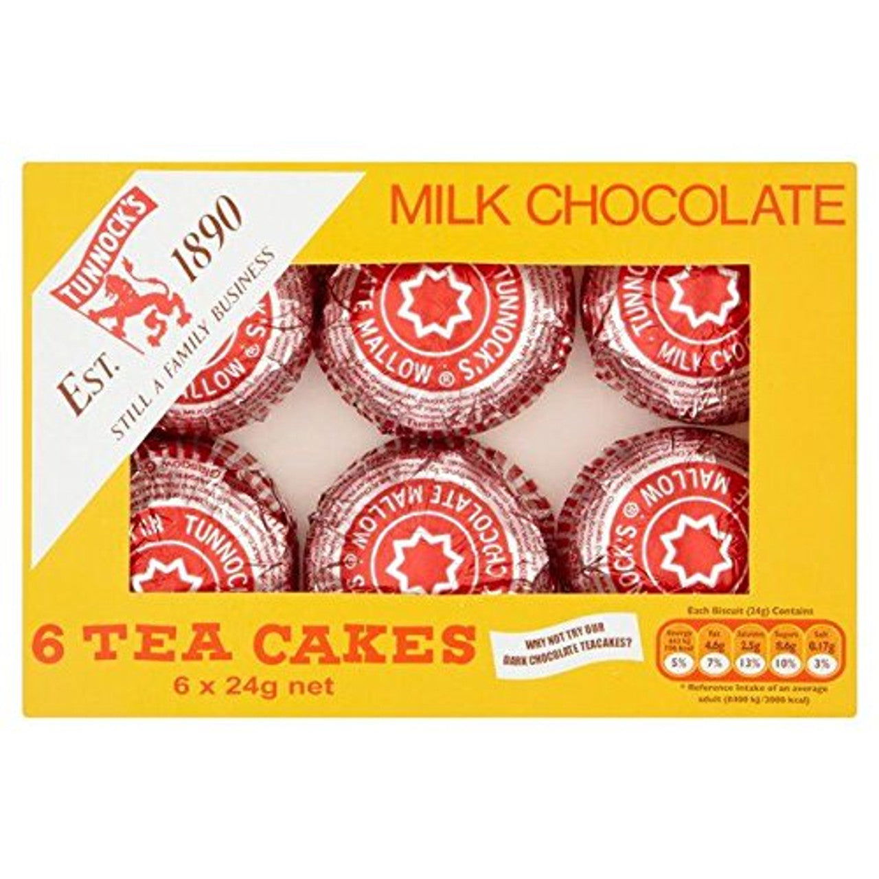 Tunnock's Tea Cakes (Case of 12) - Three Lions Pantry