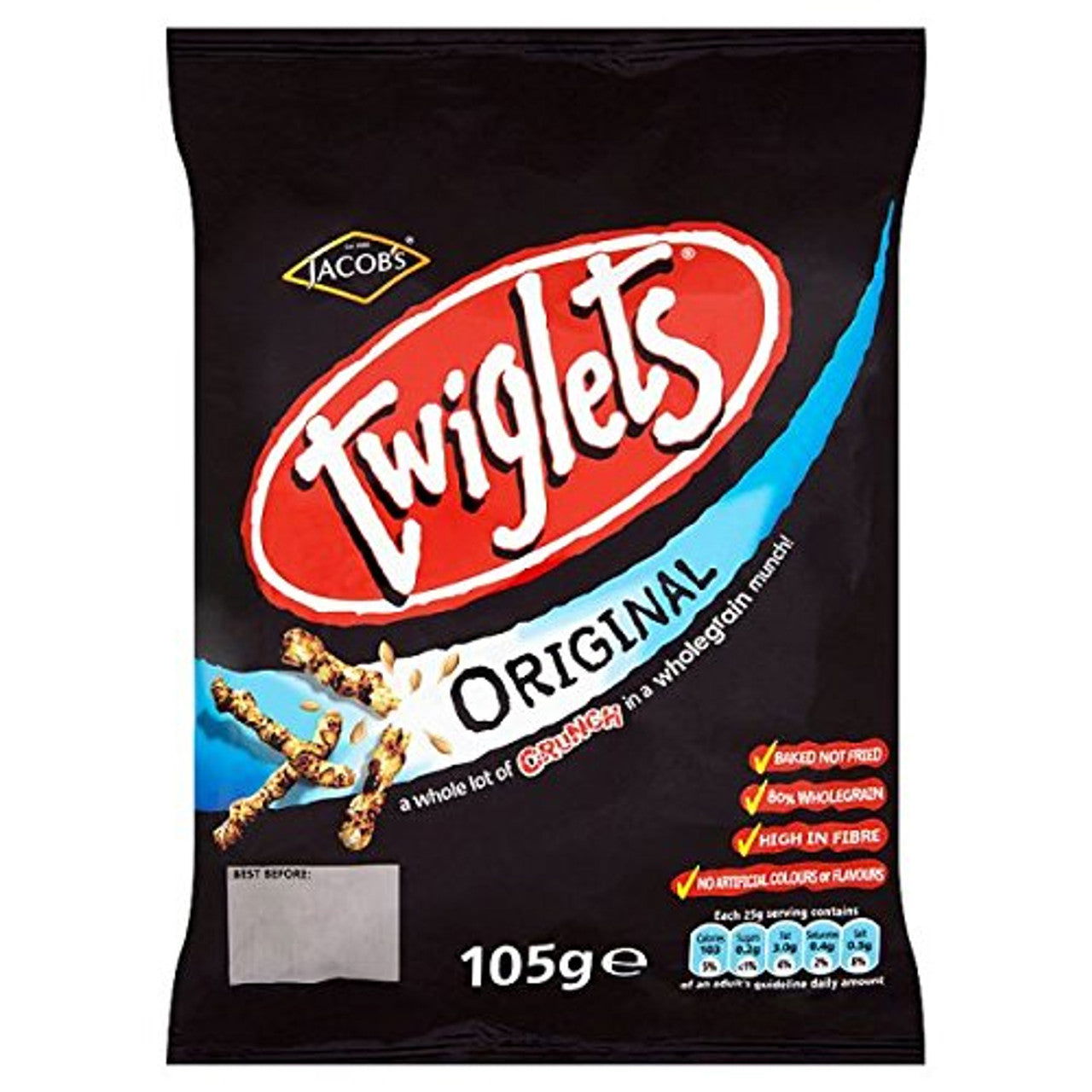 Twiglets Original Sharing Bag 105g (Case of 12) - Three Lions Pantry