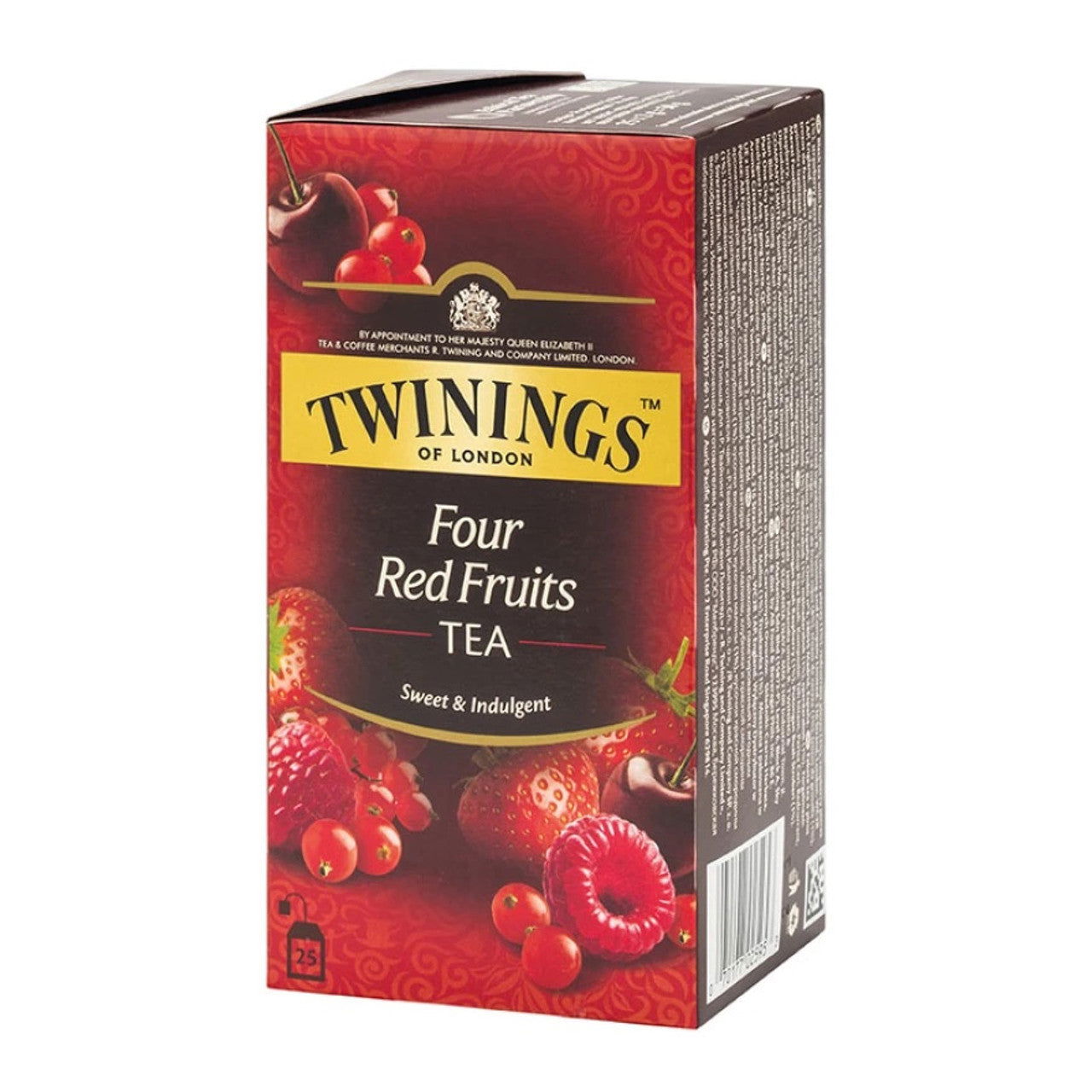 Twining Four Red Fruits Flavour Tea - 25 Tea Bags (Case of 12) - Three Lions Pantry