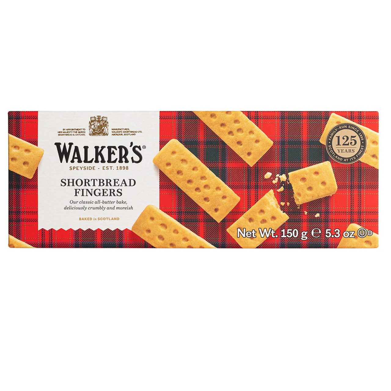 Walkers Classic Shortbread Fingers 5.3oz (Case of 12) - Three Lions Pantry