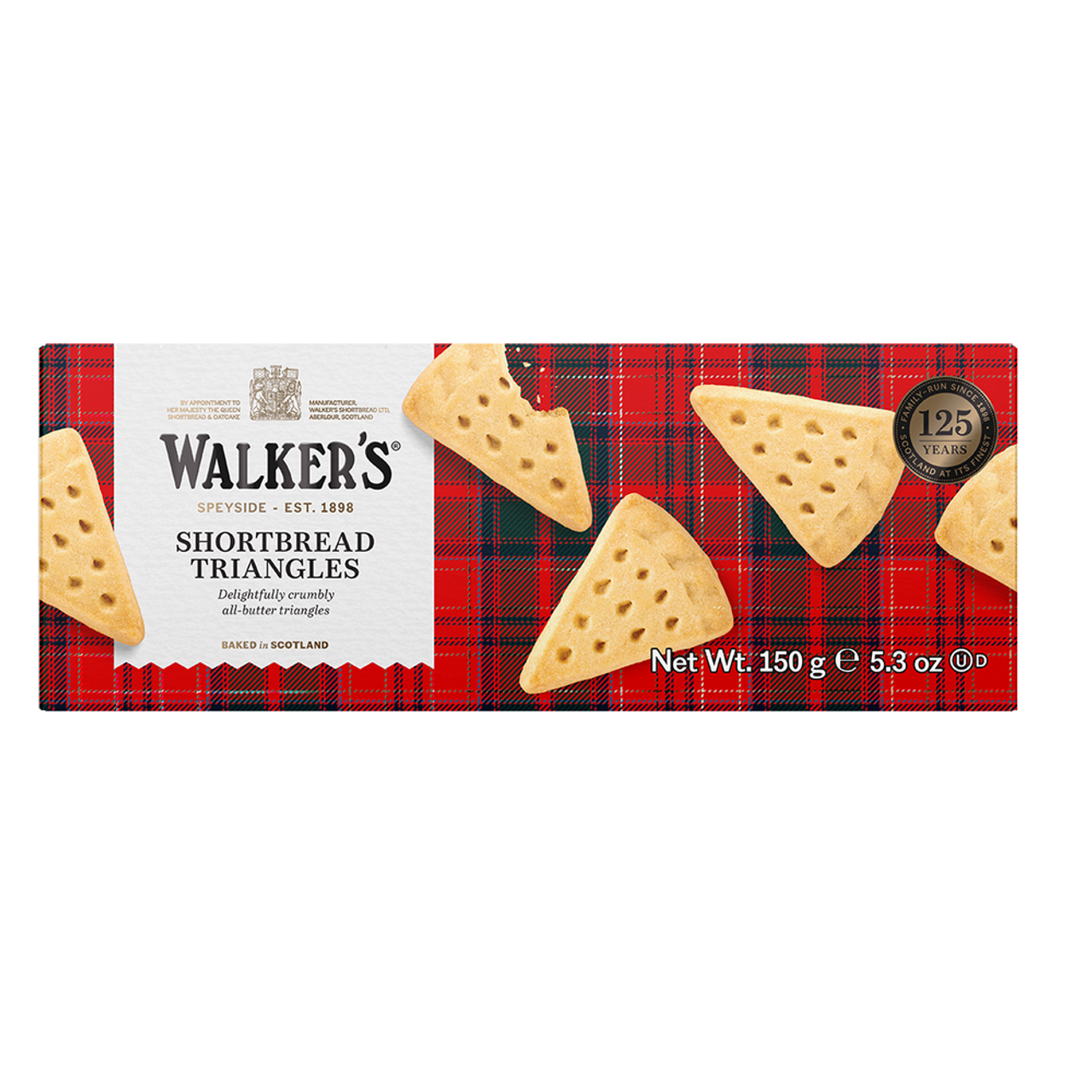 Walkers Classic Shortbread Triangles 5.3oz (Case of 12) - Three Lions Pantry
