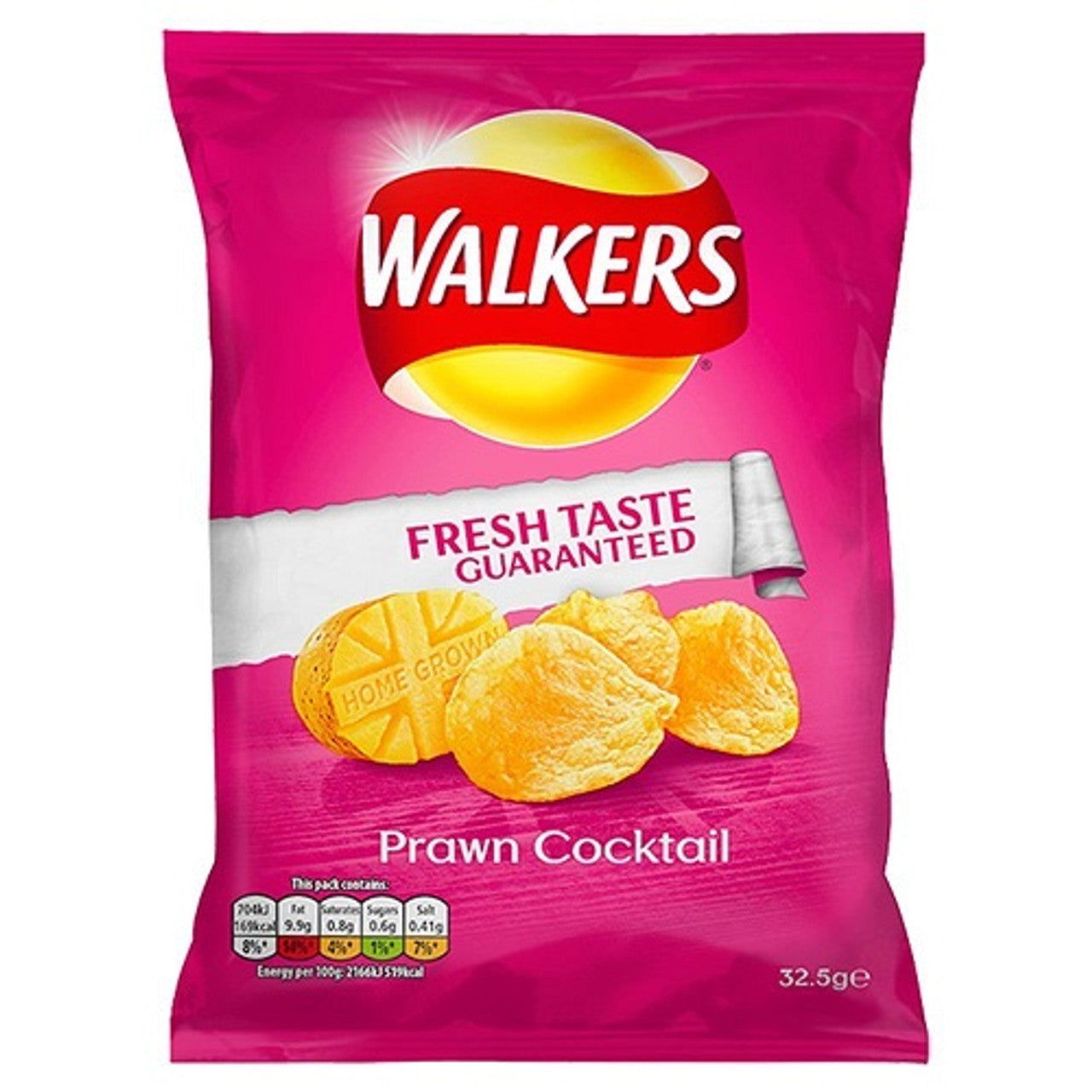 Walkers Prawn Cocktail 32.5g  (Case of 32) - Three Lions Pantry