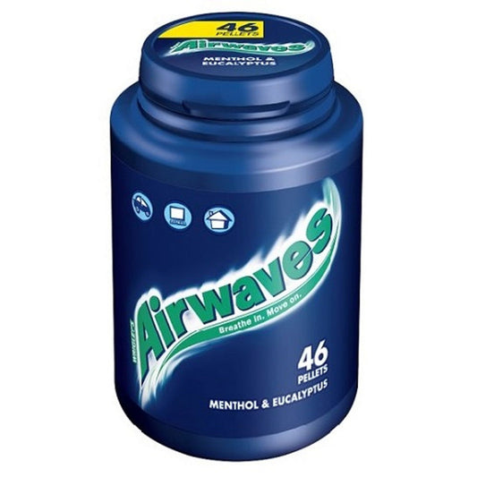 Airwaves Menthol & Eucalyptus 64g Bottles (Case of 6) - Three Lions Pantry