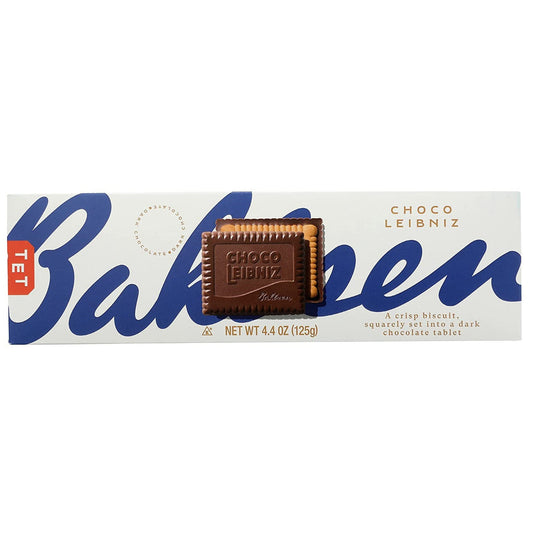 Bahlsen Choco Leibniz Dark Biscuit 125g  (Case of 12) - Three Lions Pantry