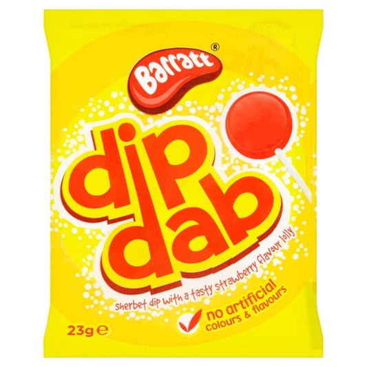 Barratt Candyland Sherbet Dip Dab 23g  (Case of 50) - Three Lions Pantry