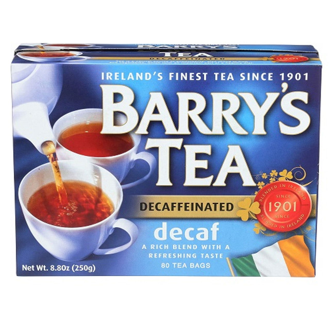 Barrys Decaf 80 bags  (Case of 24) - Three Lions Pantry