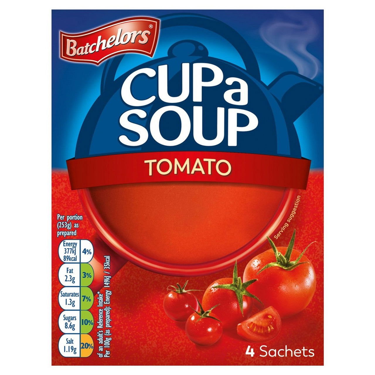 Batchelors Cup-A-Soup Tomato 93G  (Case of 9) - Three Lions Pantry