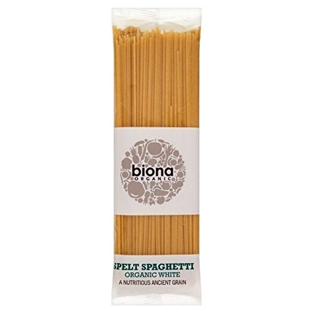 Biona Organic Spelt Spaghetti - White Pasta - 500g  (Case of 12) - Three Lions Pantry