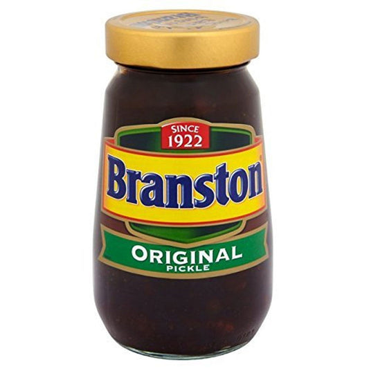 Branston Pickle Original 520g (gold top)  (Case of 6) - Three Lions Pantry