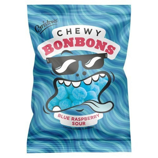 Bristow's Chewy Blue Raspberry Bon Bons 150g  (Case of 15) - Three Lions Pantry