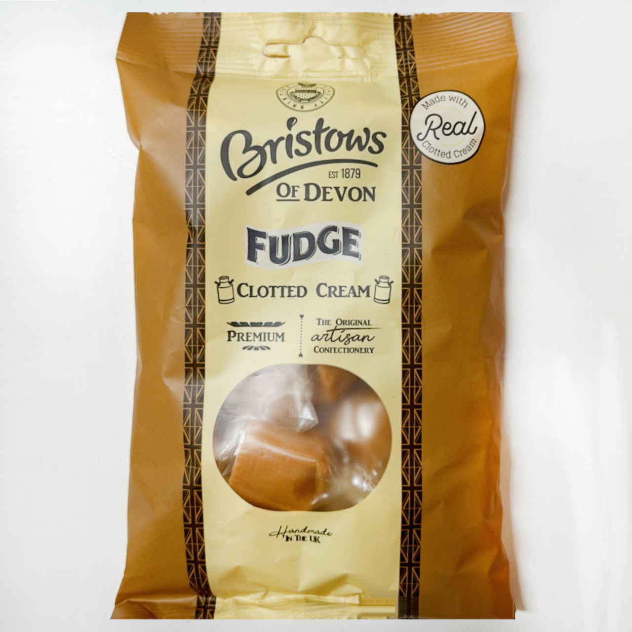 Bristow's Clotted Cream Fudge 150g  (Case of 15) - Three Lions Pantry