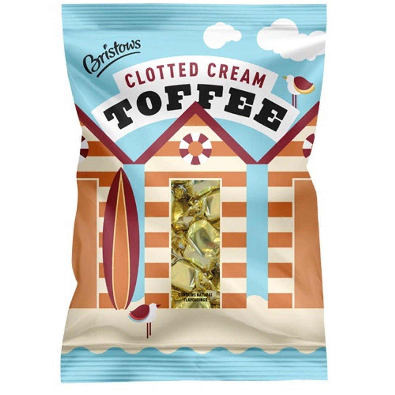 Bristow's Clotted Cream Toffee 150g  (Case of 15) - Three Lions Pantry