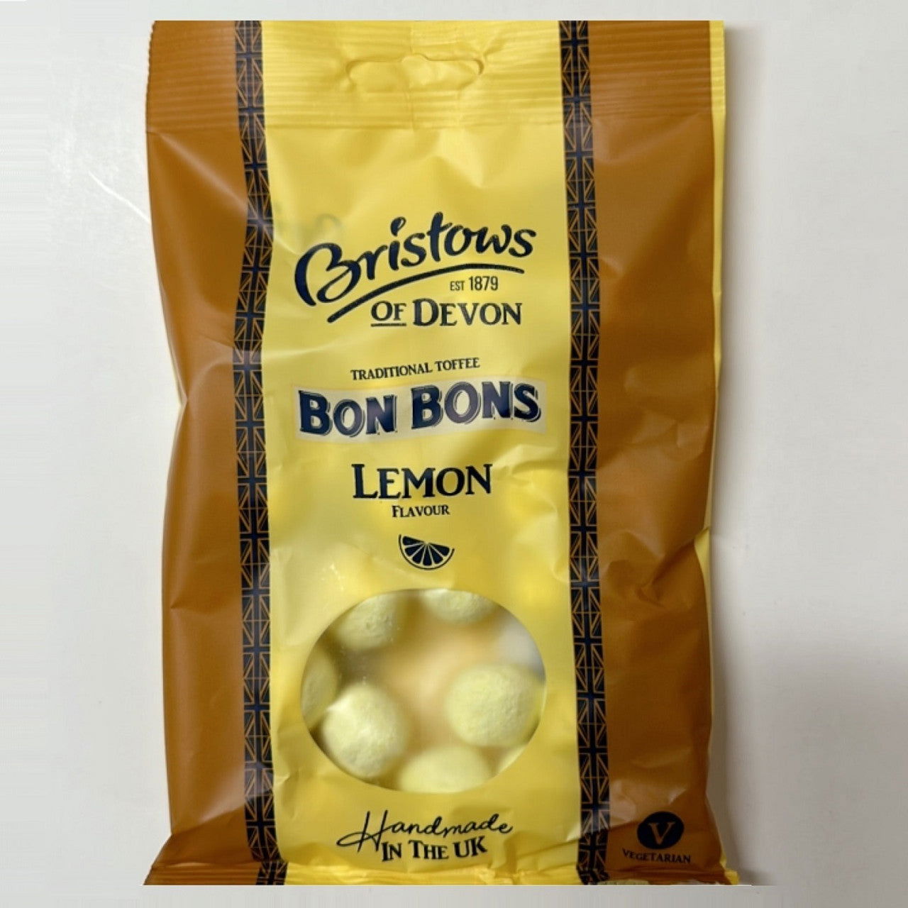 Bristow's Traditional Lemon Bon Bons 150g  (Case of 15) - Three Lions Pantry