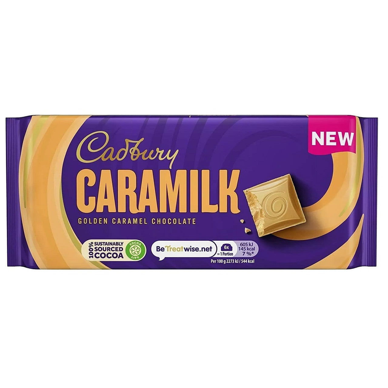 Cadbury Caramilk Golden Caramel Chocolate 160g (Case of 19) - Three Lions Pantry
