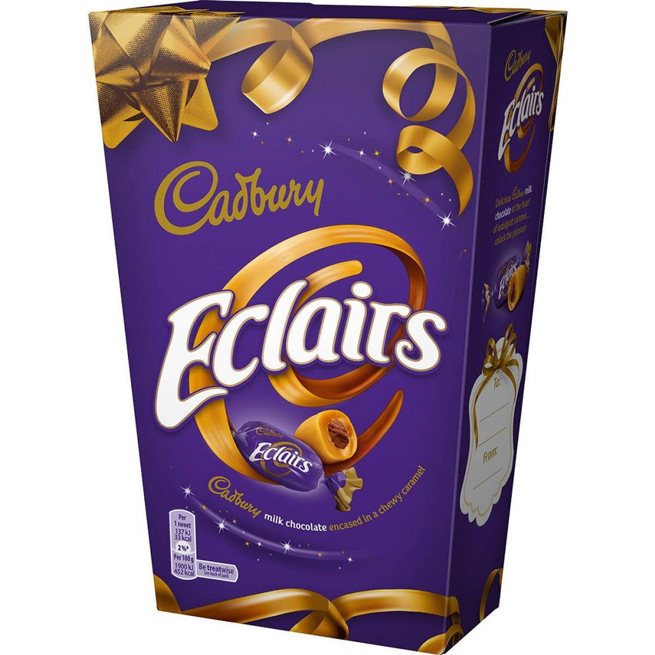 Cadbury Chocolate Eclairs Carton 350g  (Case of 6) - Three Lions Pantry