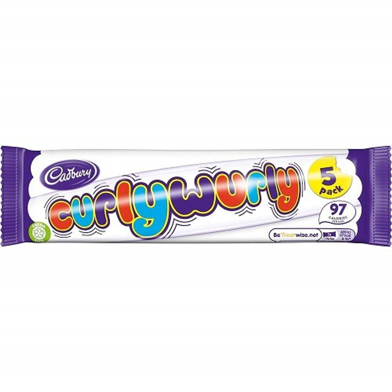 Cadbury Curly Wurly Bar 5pk  (Case of 28) - Three Lions Pantry